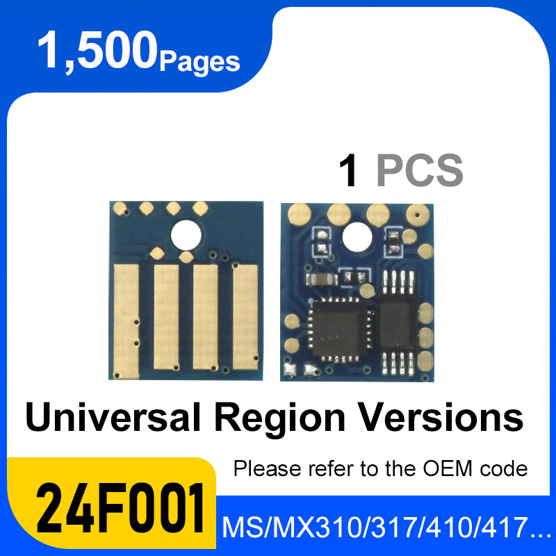 MS610dn Toner Chip 50F0X00 50F0U00  50F0Z00 For Lexmark MS315 MS415 MS317 MS517 MS617 MX617 417 317 MS310 410 610 Cartridge Chip