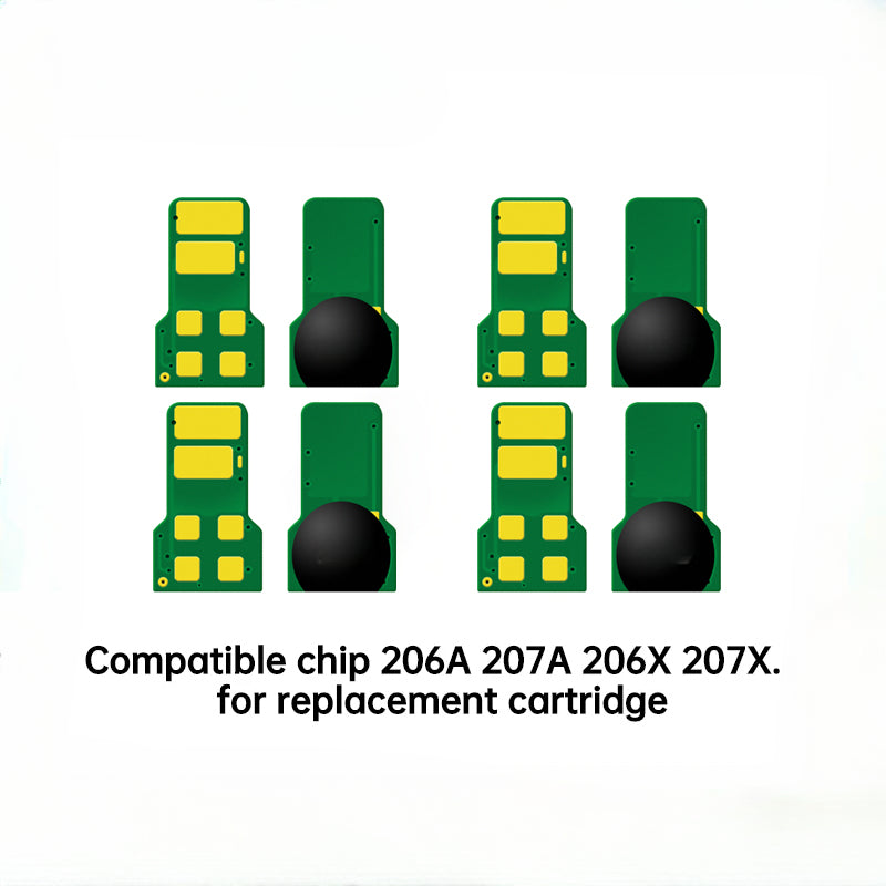 New Compatible W2210A W2210X W2110A W2110X 207X 206X Cartridge Chip for HP M255dw M283fdw M283cdw M282 M283 Toner Chip 207A 206A