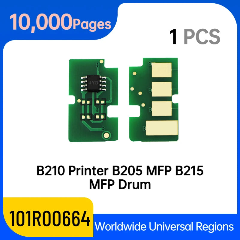 101R00664 B215 chip drum for Xerox B210 toner chip for XEROX B210 B205 B215 MFP printers 106R04346 106R04347 106R04348 106R04349