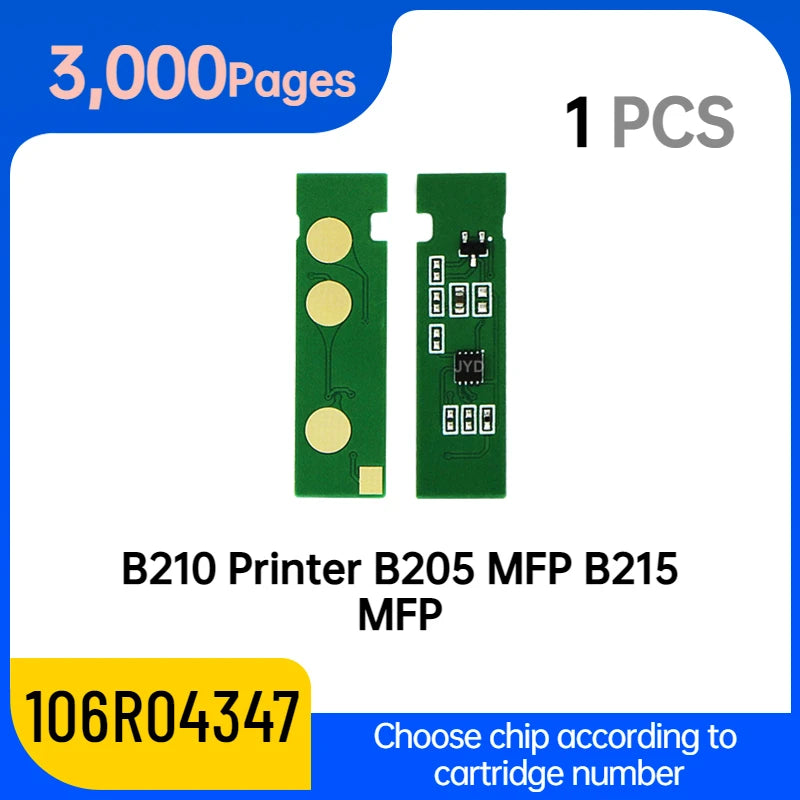 101R00664 B215 chip drum for Xerox B210 toner chip for XEROX B210 B205 B215 MFP printers 106R04346 106R04347 106R04348 106R04349