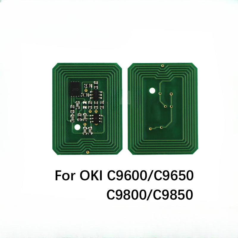 Updated 42918916 15 14 13 04 03 02 01 Printer Toner Cartridge Chips for OKI  C9600 C9650 C9800 C9850 C9800 MFP C9850 MFP GC