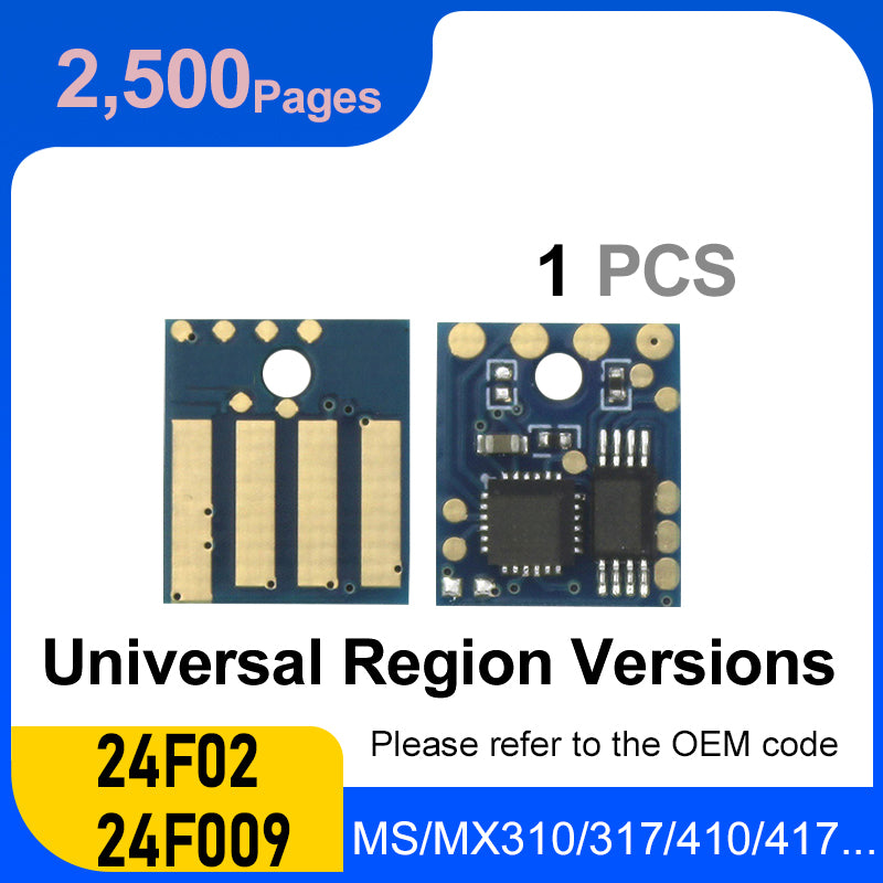 MS610dn Toner Chip 50F0X00 50F0U00  50F0Z00 For Lexmark MS315 MS415 MS317 MS517 MS617 MX617 417 317 MS310 410 610 Cartridge Chip