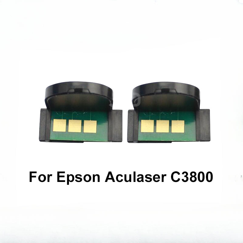 Toner Cartridge Chip for Epson Aculaser C3800 3800 C13S051127 C13S051126 C13S051125 C13S051124 Printer Reset Chips