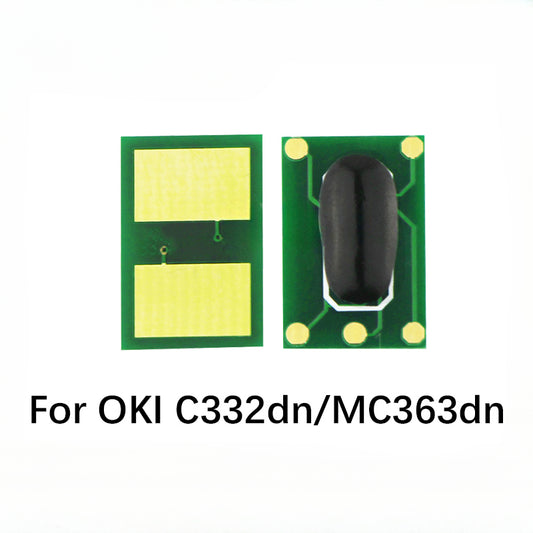 For OKI C332dn MC363dn C332 332dn MC363 363dn Reset Toner Chip 46508712 46508711 46508710 46508709 Printer Cartridge Chips