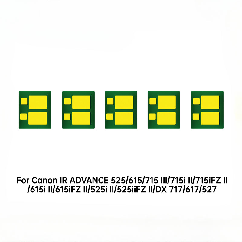 Toner Chip for Canon T03 ImageRUNNER IR ADVANCE 525 615 715 Lll 715i 715iFZ Ll 615ill 615iFZll 525i 525iiFZ DX 717 617 527