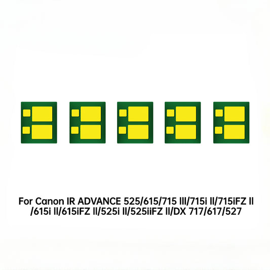 Toner Chip for Canon T03 ImageRUNNER IR ADVANCE 525 615 715 Lll 715i 715iFZ Ll 615ill 615iFZll 525i 525iiFZ DX 717 617 527