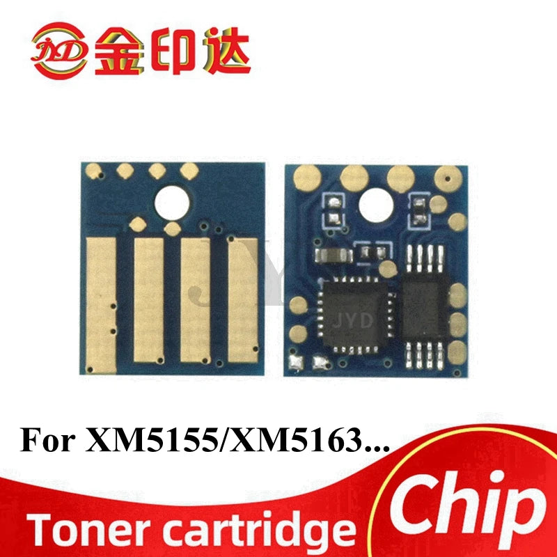 24B6213 24B6040 24B6020 24B6025 M1140 M3150 Toner Cartridge Chip for Lexmark XM1140 M1145 XM3150 M5155 M5163 XM5170 XM7170 Drum