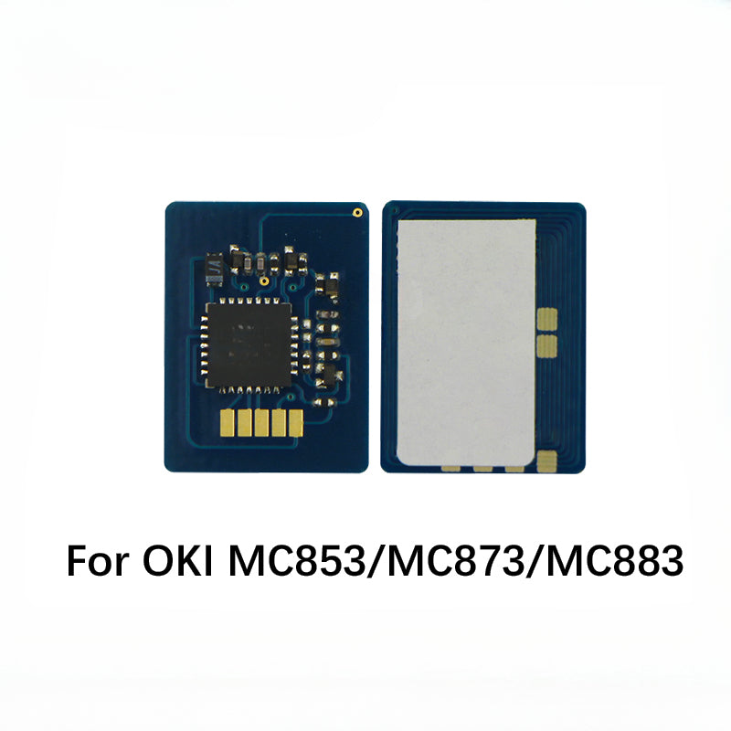 Reset Toner Cartridge Chips for OKI MC853 MC873 MC883 853 873 883 Compatible 45862840 52 39 51 38 50 37 49 Printer Supplier