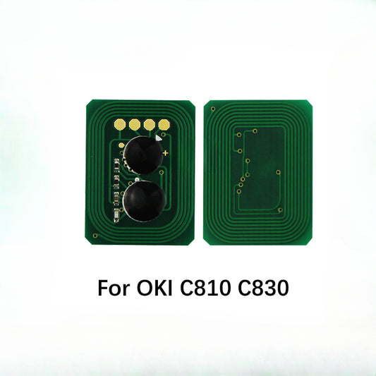 Compatible for OKI C810 C830 Updated Reset Toner Cartridge Chip 44059108 44059107 44059106 44059105 Printer Supplier