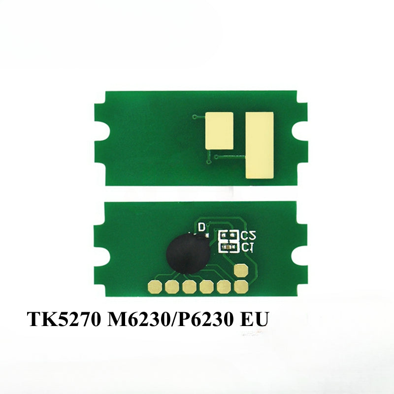 8X TK-5270 TK5274 TK5275 TK5275K Cartridge Chip Reset for Kyocera ECOSYS M6230cidn P6230cdn M6630cidn TK5270 Toner Chip M6230