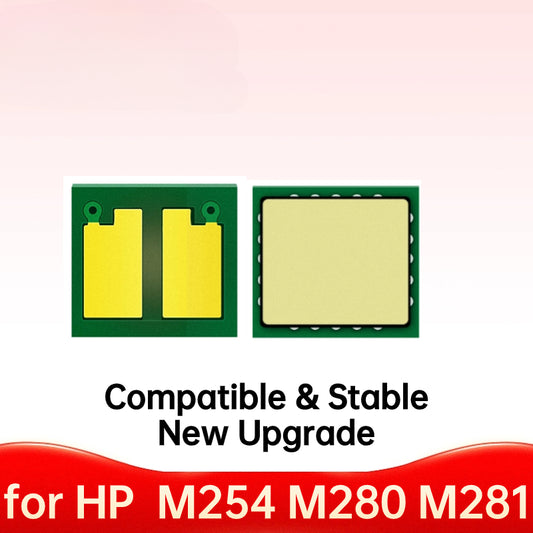 203 CF540A CF541A CF542A CF543A 203A Toner Chip Reset for HP M254 M281 M280 Cartridge Chip OEM Size