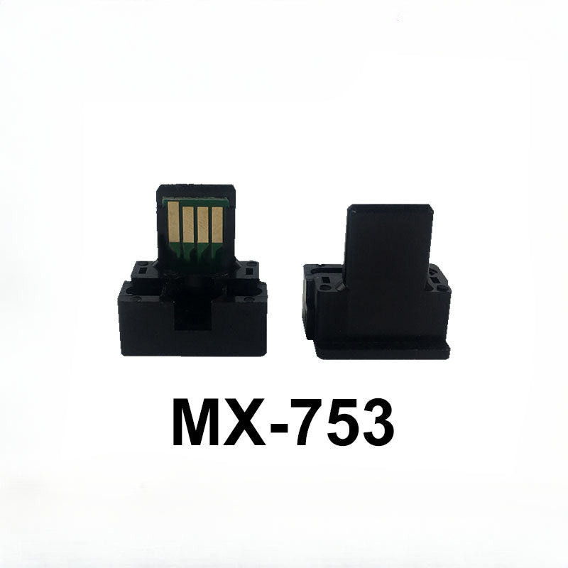 Compatible MX-753 MX753 Reset Toner Chip for Sharp MX-M753N M753U M623N M623U M623 Refill Printer Cartridge Chips