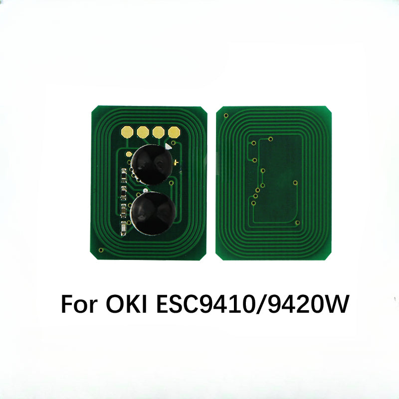 Toner Cartridge Chip for OKI ESC9410 9420W 44036028 44036027 44036026 44036025 Printer Reset Factory Manufacturer