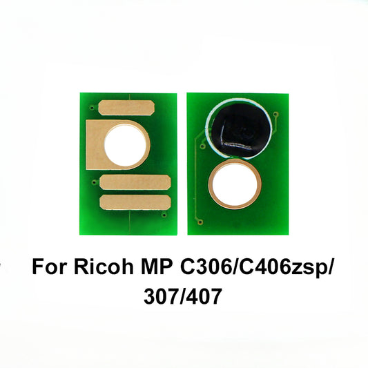 Toner Chip for Ricoh MP C306 C406zsp C307 C407 306 406 307 407 842095 842096 842097 842098 MPC306 MPC307 MPC407 Cartridge Reset