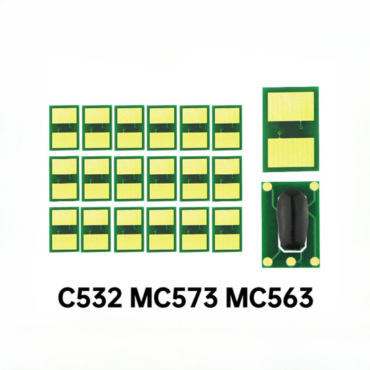 For Okidata C532dn C542dn MC573dn MC563dn Toner Chip for OKI C532 C542 MC573 C563 Printer Cartridge Chip Reset 46490404