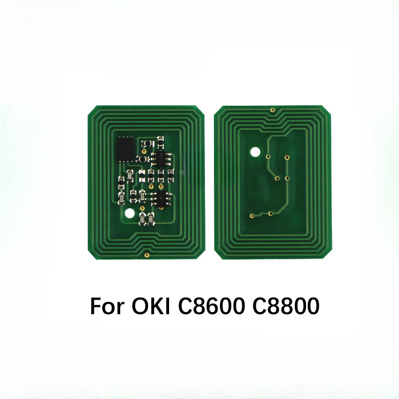 Toner Cartridge Chip for OKI C8600 C8800 Printer 43487712 43487711 43487710 43487709 Reset Wholesale Manufacturer