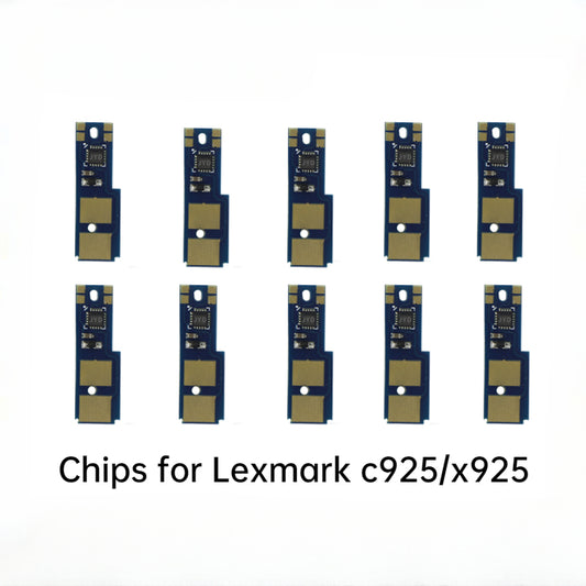 C925 Toner chip for Lexmark X925 Cartridge Chip C925de C925dte X925de MFP C925H2KG C925H2CG C925H2MG C925H2YG Printer Rest Chips