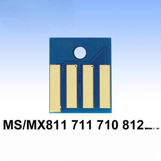 25K 52D1H00 52D2H00 62D2H00 62D5H00 For Lexmark MX711 MS817 MS818 MS810dn MX812 MS812 MS711 MS810 Chip Printer Cartridge Reset