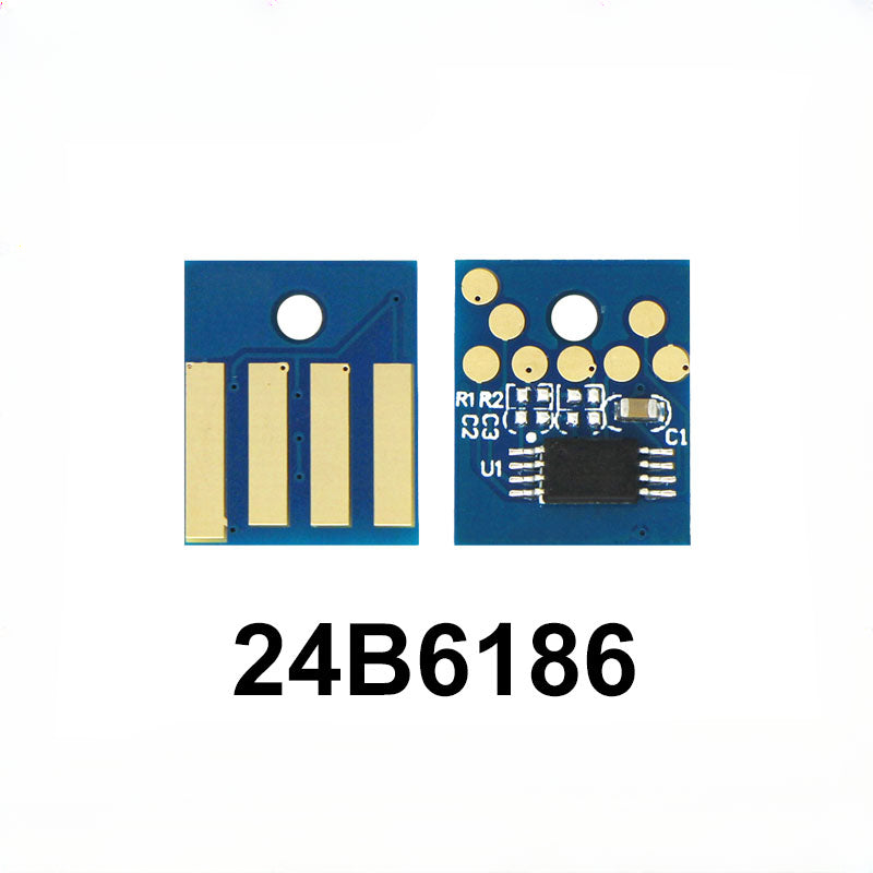 2PCS Compatible 24B6186 Reset Toner Chip For Lexmark M3150 XM3150 M-XM 3150 Refill Printer Cartridge Chips