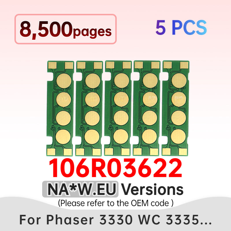 Factory Price Laser Cartridge Chip Reset 106R03621 106R03623 Compatible for Xerox Phaser 3330 Workcentre 3335 3345 Toner Chip