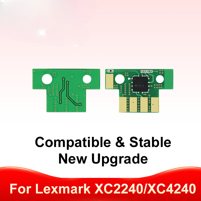 Toner Chip For Lexmark XC2240 XC4240 2240 4240 Compatible 24B7209 24B7206 24B7207 24B7208 Printer Refill  Cartridge Chips