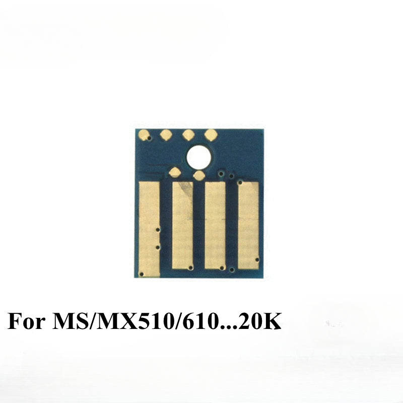 20K Updated Firmware 504U 604X Cartridge Chips Reset for Lexmark MS510 MS610 MX510 MX511 MX611 Toner Chip Universal 50F0U00