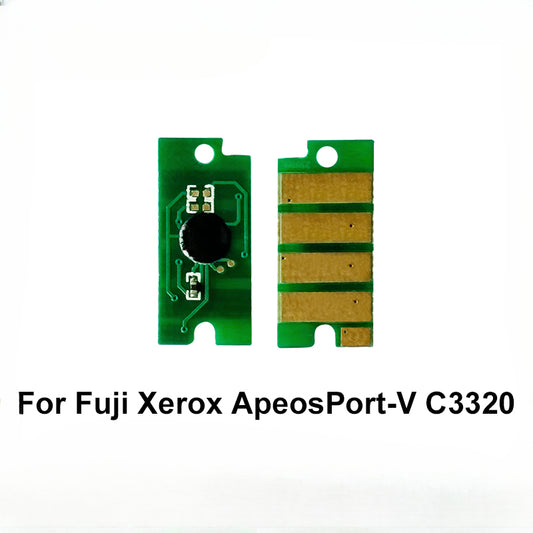 Toner Cartridge Chip for Fuji Xerox ApeosPort-V C3320 3320 Compatible CT202356 CT202357 CT202358 CT202359 Printer Reset Refill