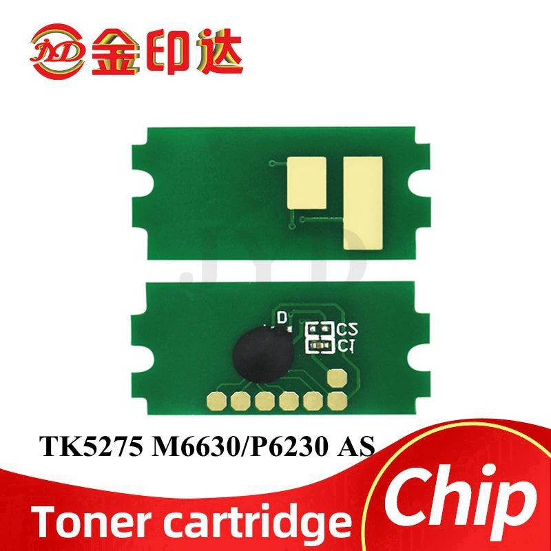 8X TK-5270 TK5274 TK5275 TK5275K Cartridge Chip Reset for Kyocera ECOSYS M6230cidn P6230cdn M6630cidn TK5270 Toner Chip M6230