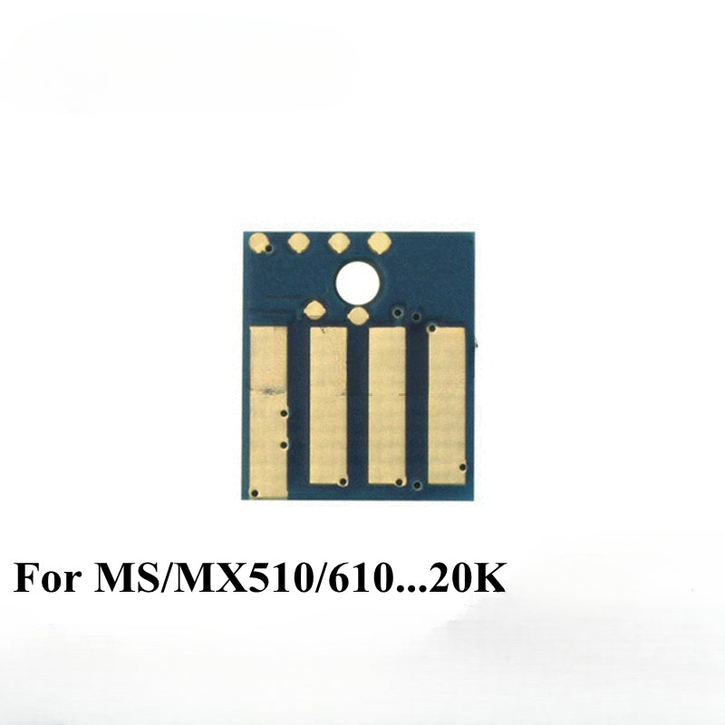 20K Updated Firmware 504U 604X Cartridge Chips Reset for Lexmark MS510 MS610 MX510 MX511 MX611 Toner Chip Universal 50F0U00