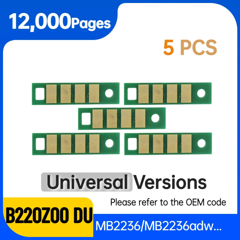 B220Z00 Imaging Unit Drum Chip Reset MB2236 for Lexmark B2236 B2236dw MB2236adw MB2236adwe 2236 B220ZA0 NOT Toner Chip