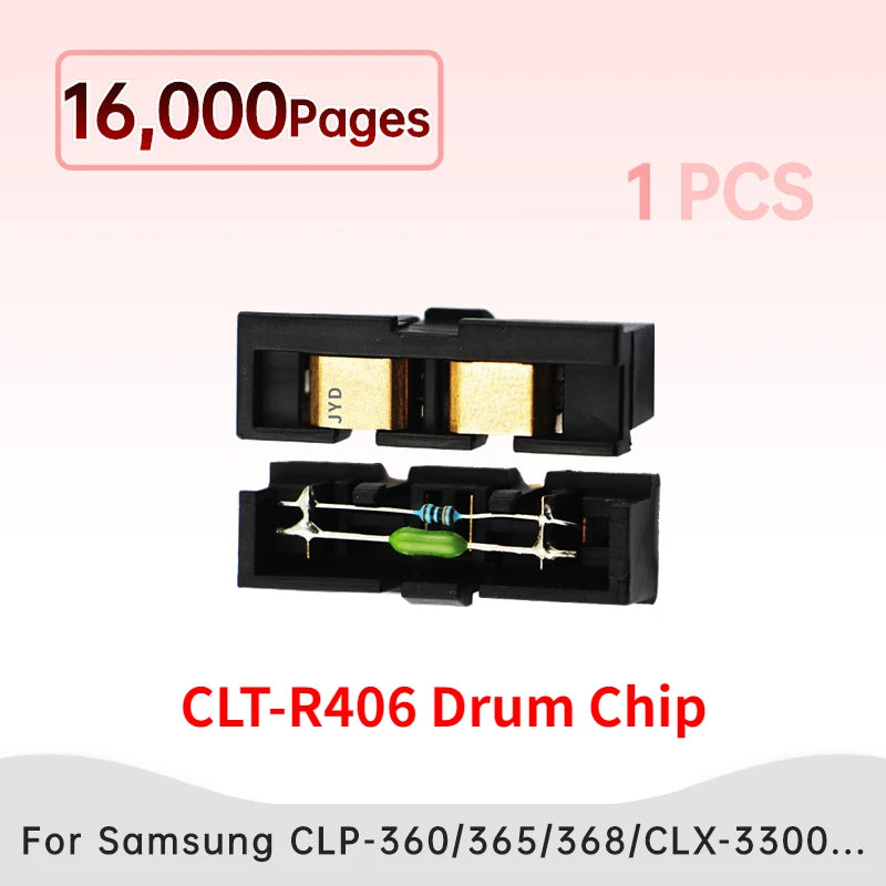 Clt406 Toner Chip CLT-K406S R406 for Samsung CLP-360 362 363 365W CLX-3305 3300 3306 3307 SL-C410W C460W Printer Rest Cartridge