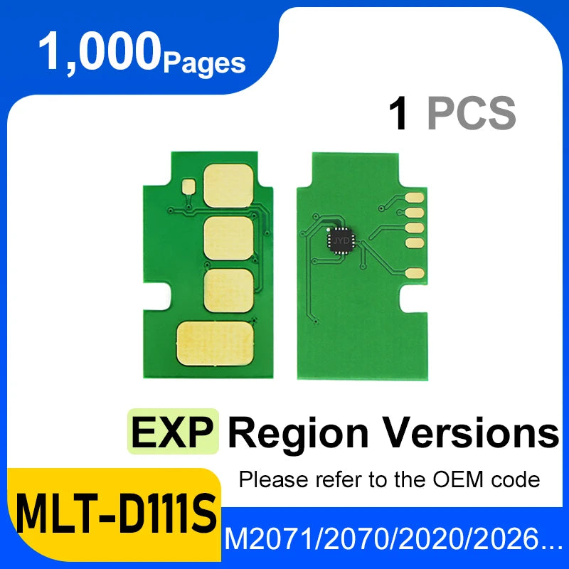 D111 Toner Chip MLT D111S 1.8k MLT D111L Reset for Samsung SL M2070 M2020 M2071W 2022 2023 2026 M2074FW Toner Cartridge Printer