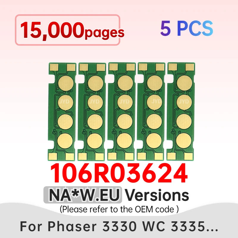 Factory Price Laser Cartridge Chip Reset 106R03621 106R03623 Compatible for Xerox Phaser 3330 Workcentre 3335 3345 Toner Chip