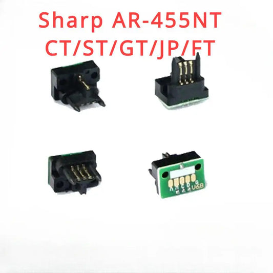 4pcs (AR-455NTCT/ST/GT/JP/FT) Toner Chip for Sharp AR M351N,M451N,455,456,M451U,M351U,MX-M350,MX-M450