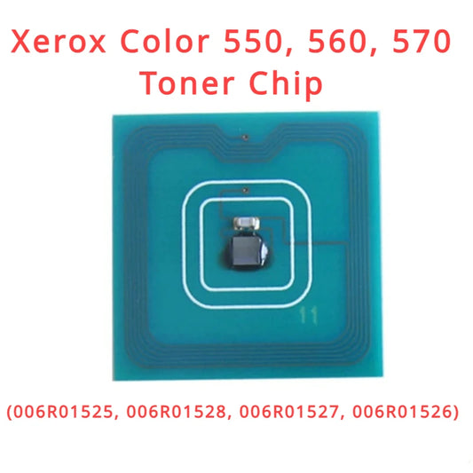 Toner Chip for Xerox Color 550, 560, 570 (006R01525, 006R01528, 006R01527, 006R01526) Refill