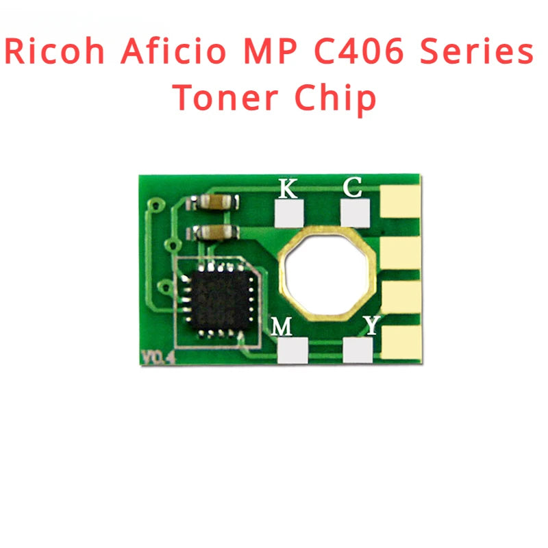 Toner Chip for Ricoh Aficio MP C406/C406ZSPF/C306/C306ZSP/C306ZSPF/307/407 MP C407SP/MPC407SPF/MPC407SPFG Savin MPC306/406