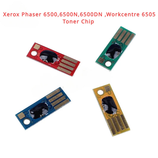 Toner and Drum Chip for Xerox Phaser 6500,6500N,6500DN ,Workcentre 6505  Refill