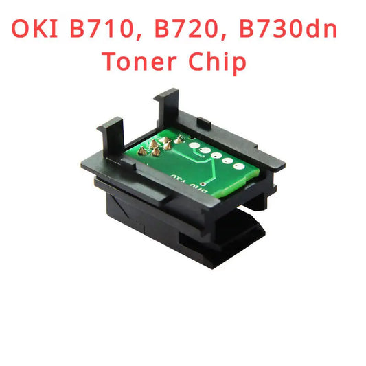 1 x Toner Chip for OKI B710, B720,B730, B730dn Printer Refill (52123601, 01279001)