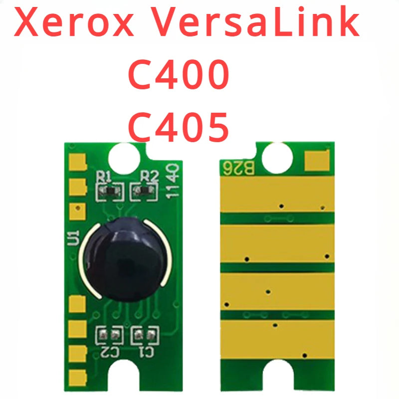 4x New firmware Toner Chip ( 3524 - 3527) for Xerox VersaLink C400, C405,C400DN,C405DN Refill