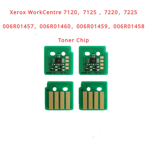 Toner Chip（006R01457，006R01460，006R01459，006R01458） for Xerox WorkCentre 7120，7125 ，7220，7225  Refill