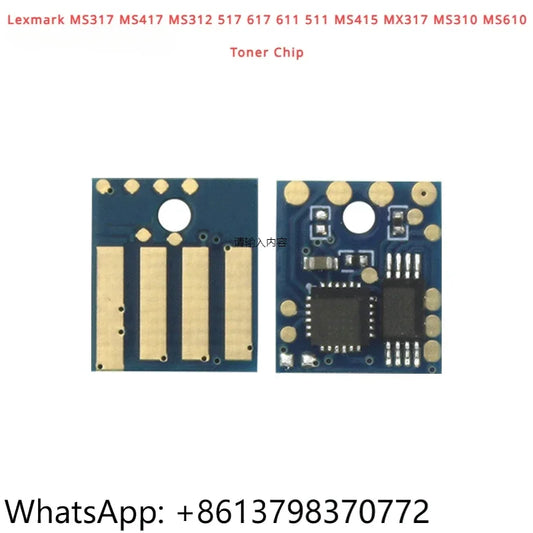 1x Toner Chip for Lexmark MS317 MS417 MS312 517 617 510 MS415 MX317 MS310 MS610