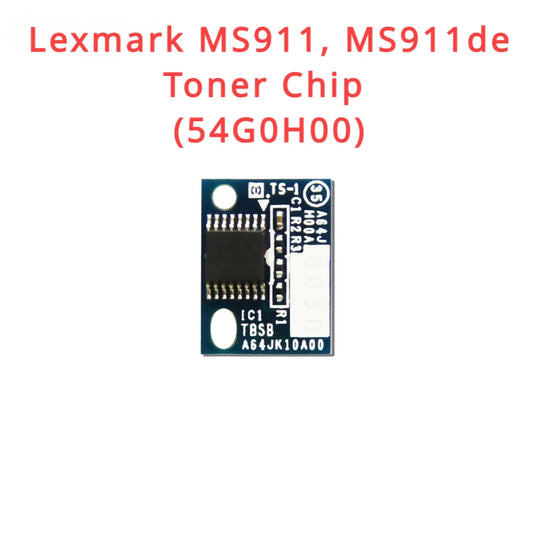 (54G0H00) Toner Chip for Lexmark MS910, MS911,MS910de,MS911de Refill