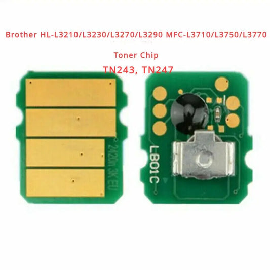 TN243, TN247 Chip for Brother HL-L3210/L3230/L3270/L3290 MFC-L3710/L3750/L3770