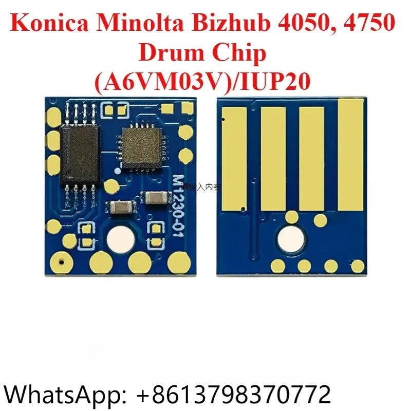 Drum Chip for Konica Minolta Bizhub 4050, 4750 (A6VM03V)/IUP20 Refill