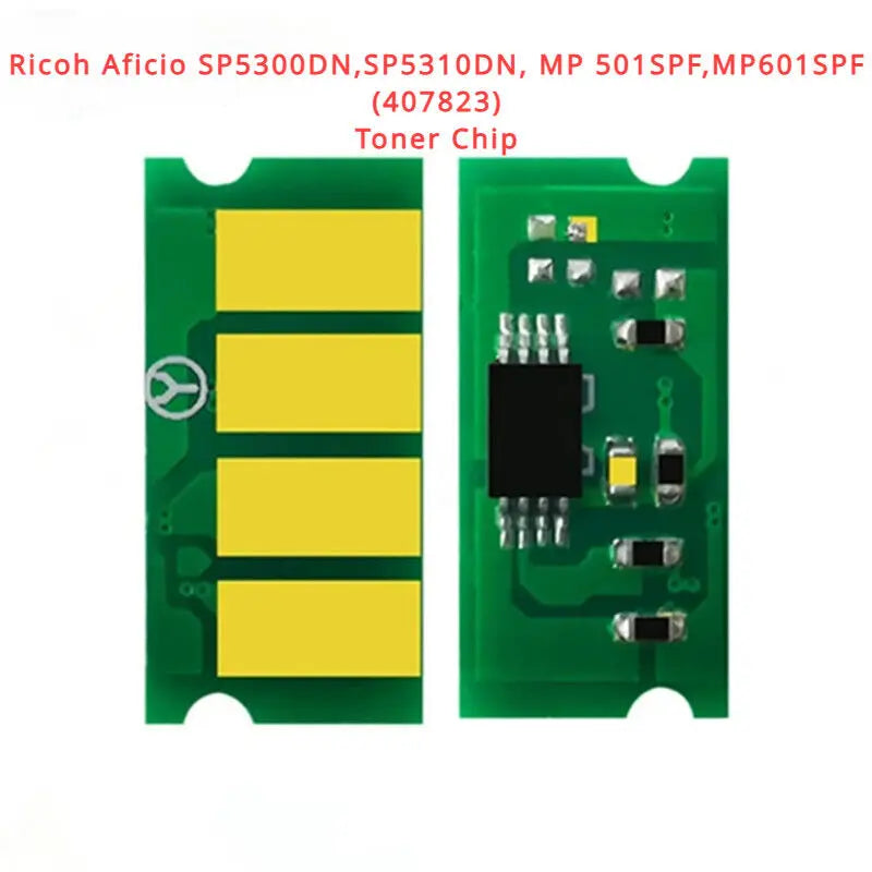 1 x (407823) Toner Chip for Ricoh Aficio SP5300DN,SP5310DN, MP 501SPF,MP601SPF