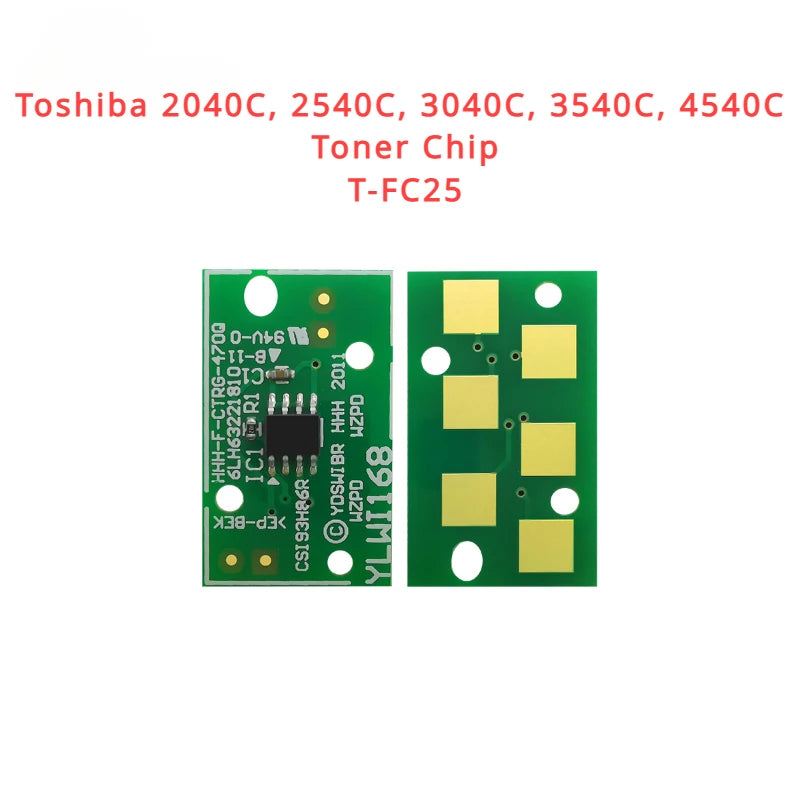 1x Toner Chip T-FC25, TFC25 for Toshiba 2040C, 2540C, 3040C, 3540C, 4540C Refill