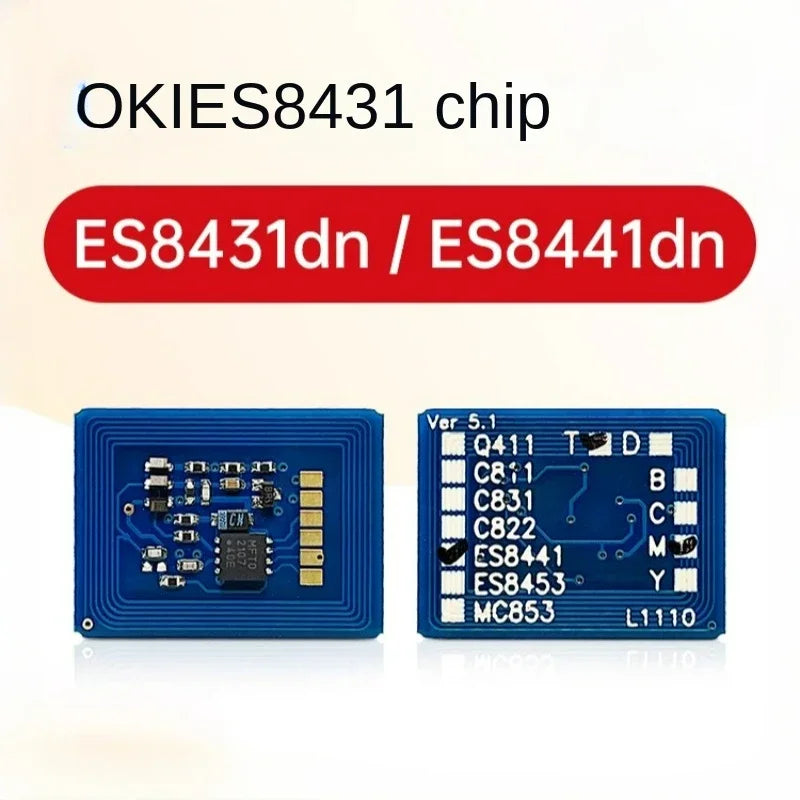 Toner Chip for OKI ES8431dn/8441dn (44844513,44844514,44844515,44844516) Refill