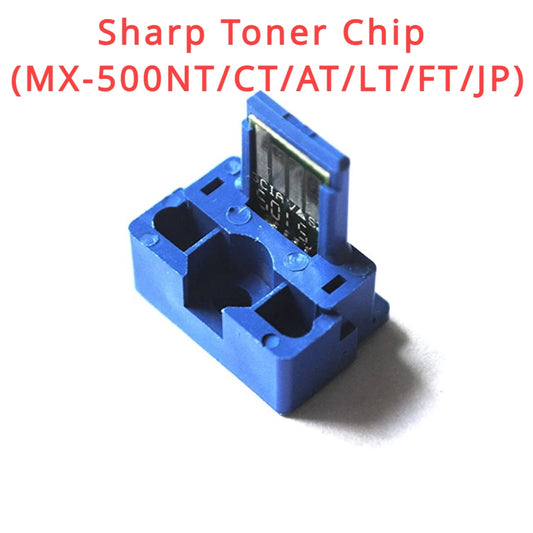 4pc (MX-500NT/CT/AT/LT/FT/JP) Toner Chip for Sharp MX-M283，MX-M362，MX-M363，MX-M452，MX-M453，MX-M502，MX-M503，MX-M283N，M363N，M453N