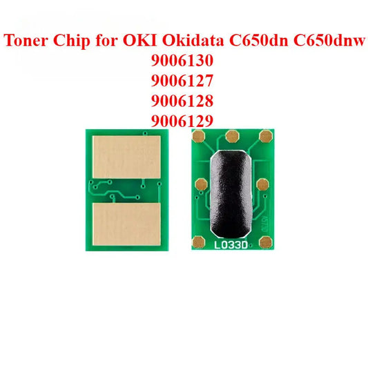 9006130 9006129 9006128 9006127 Toner Chip for OKI Okidata C650dn C650dnw Refill