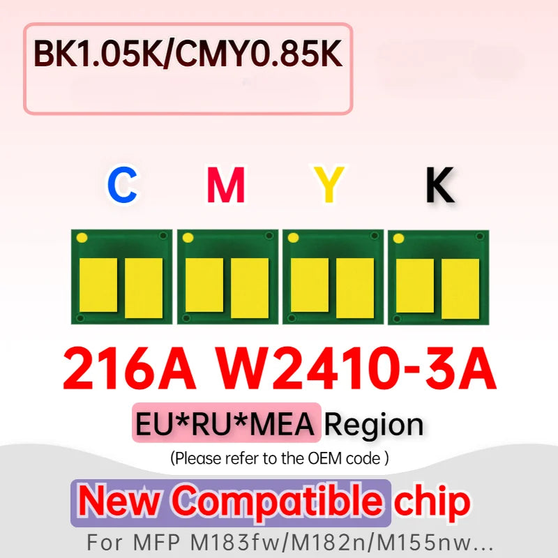 Toner Chip for HP M155a,155nw ,M155,M182,M183,MFP M183fw,182n,M182nw（215A,216A)